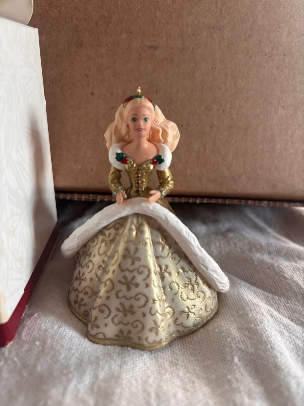 1994 Hallmark Holiday Barbie Keepsake Ornament 2nd in Series Original Box Mattel